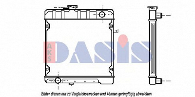 AKS DASIS 130260n -  Радиатор, охлаждение двигателя